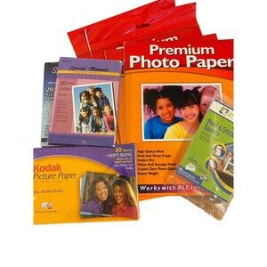 Mixed Lot of Photo Paper Premium Photos Paper Photo Frog Kodak Special Moments